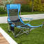 Adjustable Folding Recliner Camping Chair – Lightweight Portable Chair With Detachable Footrest, Headrest, Cupholder, And Pocket For Outdoor, Beach, And Garden-269273341