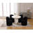 Swivel Upholstered Dining Chair With Backrest, 360 Degree Swivel Side Chair For Dining Room, Balcony, Parlour-407806057