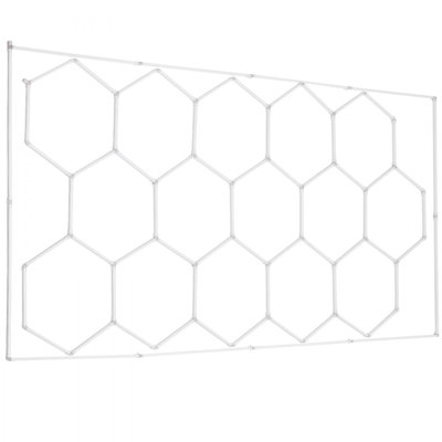Hexagon Garage Lights 66300LM 15 grilles plafonnier DEL en nid d'abeille