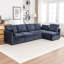 Canapé modulaire rembourré 5 pièces Miller-358378981