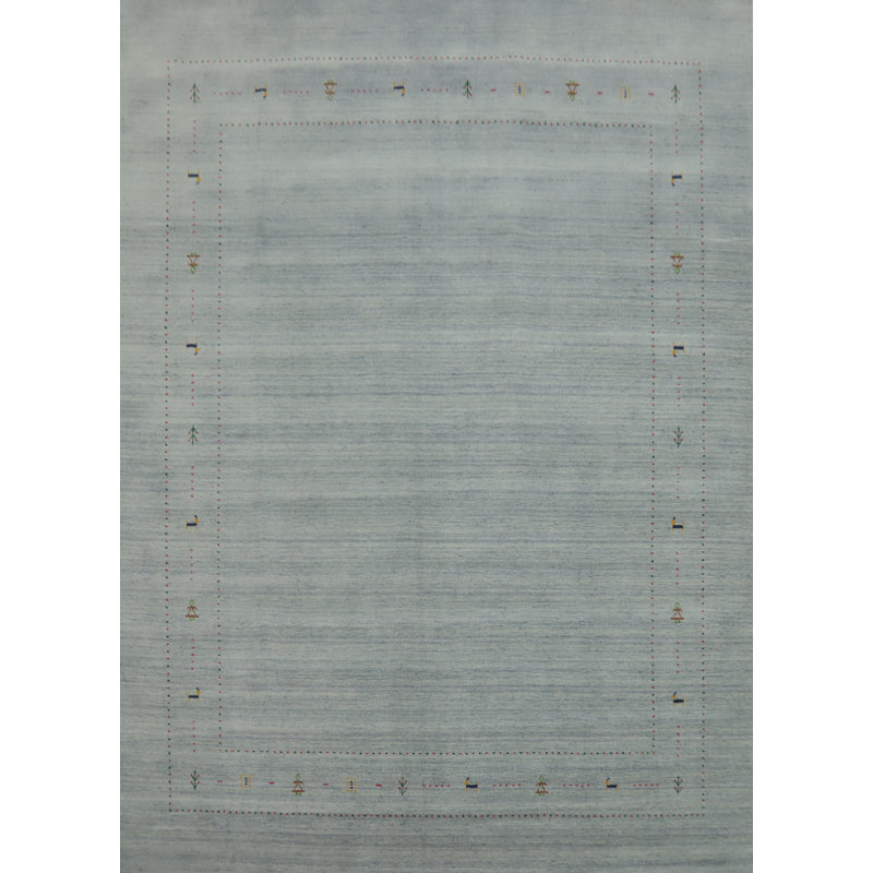 Tapis oriental en laine fait à la main de style Gabbeh 8 x 10