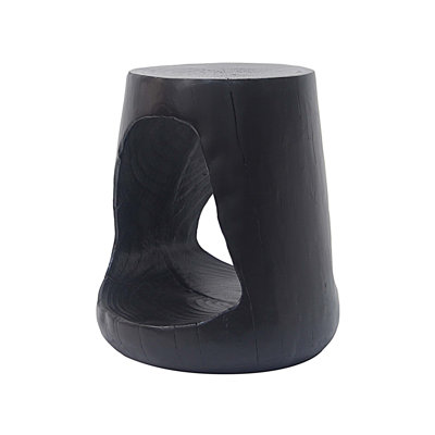 MGO Hollow Side Table, Wood-like texture