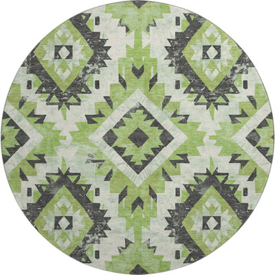 Tapis de qualité supérieure lavable à la machine Crestover AMF1878 Aztec