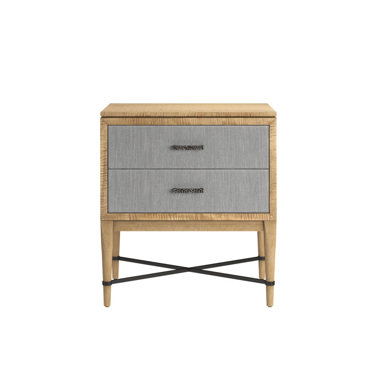Loft 2 - Drawer Nightstand, Brown/Gray