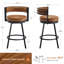 Tabouret de comptoir pivotant H 26,6 po Ayala-1623951380