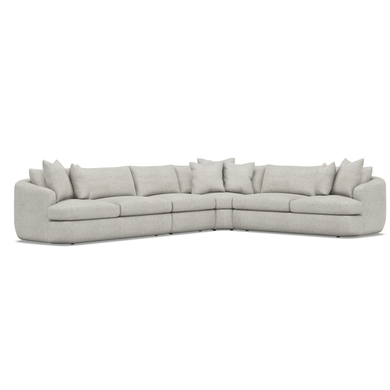 Jules Fabric 4 Pc Sectional, 1697-010