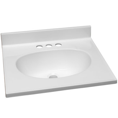 Cultured Marble Vanity Top with Backsplash
