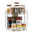 2 Tier Lazy Susan Turntable Organizer 9.25'' Rotating Spice Rack Organization, Clear