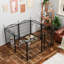 Parc pour chien pliable en métal 32 pouces - 8 panneaux de clôture robustes avec portes pour l'extérieur