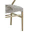 Heer 51cm H Upholstered Slat Back Side Chair in Brown