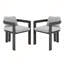 Ensemble de 2 chaises de patio d'extérieur en aluminium-1779987225