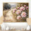 Pivoines le long de l'allée de la ferme II - impressions sur toile surdimensionnées florales-749567750-749567865-571128176