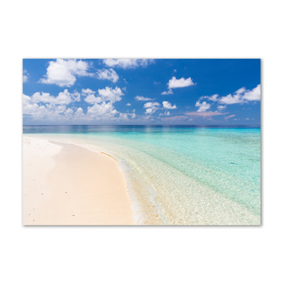 Beach In Maldives - Wrapped Canvas Print