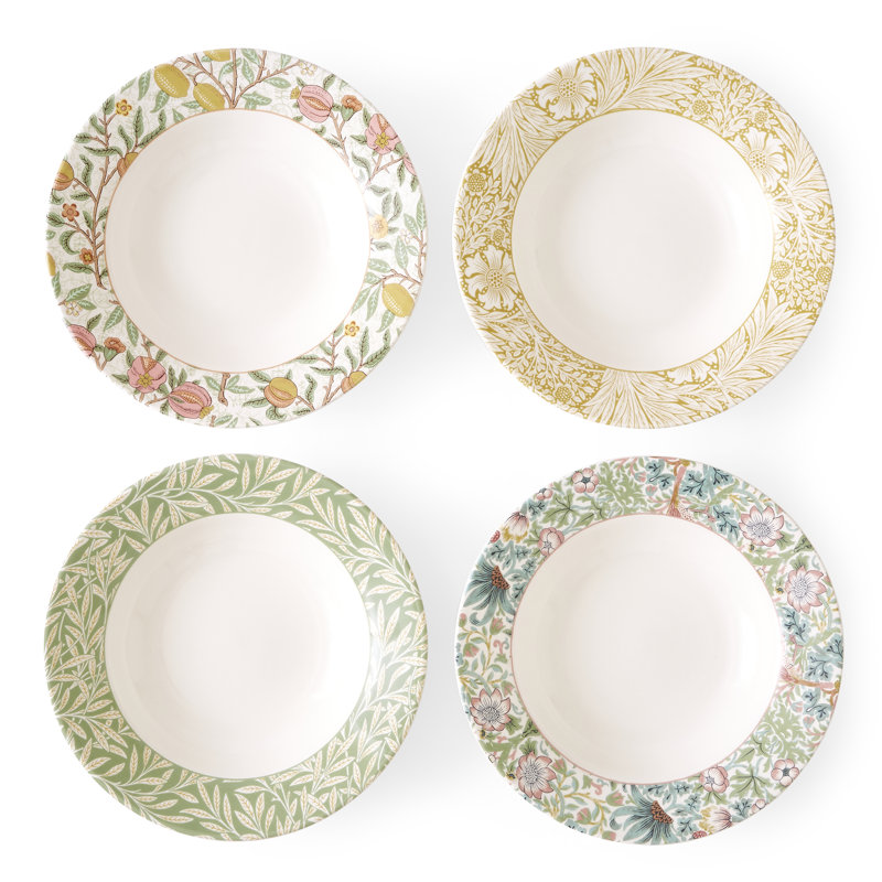The Original Morris & Co. Spode 10.5" Bistro Pasta Bowls