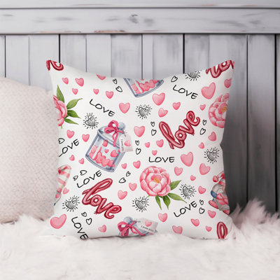 Typography and Quotes Valentines Love Hearts IX Love Quotes Modern
