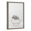 «Karnecia Baby Elephant Solo Bathaign» par Amy Peterson - cadre photo, impression sur verre