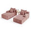 Chaise longue convertible en lit avec porte-gobelets - Aucun assemblage requis-728933190-728933246