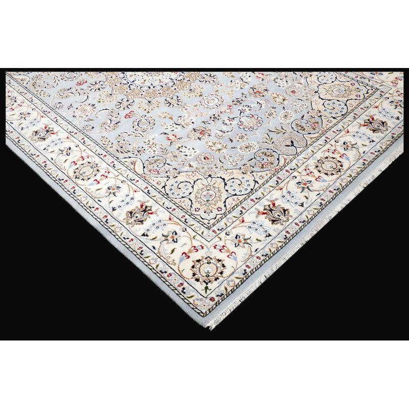 Walton Oriental Area Rug in Light Blue/Beige