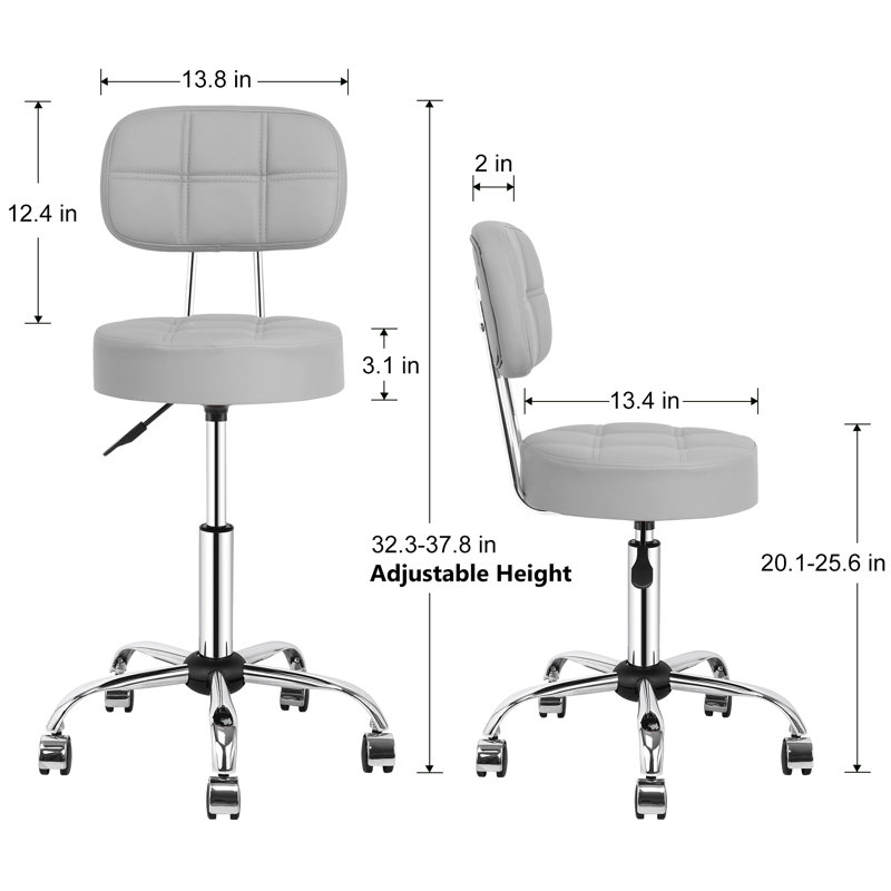 Tabouret Kamaiya, Gris