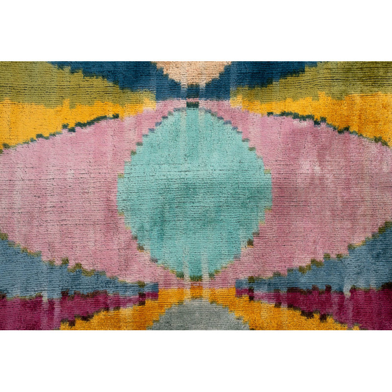 Abstract Velvet Throw Pillow