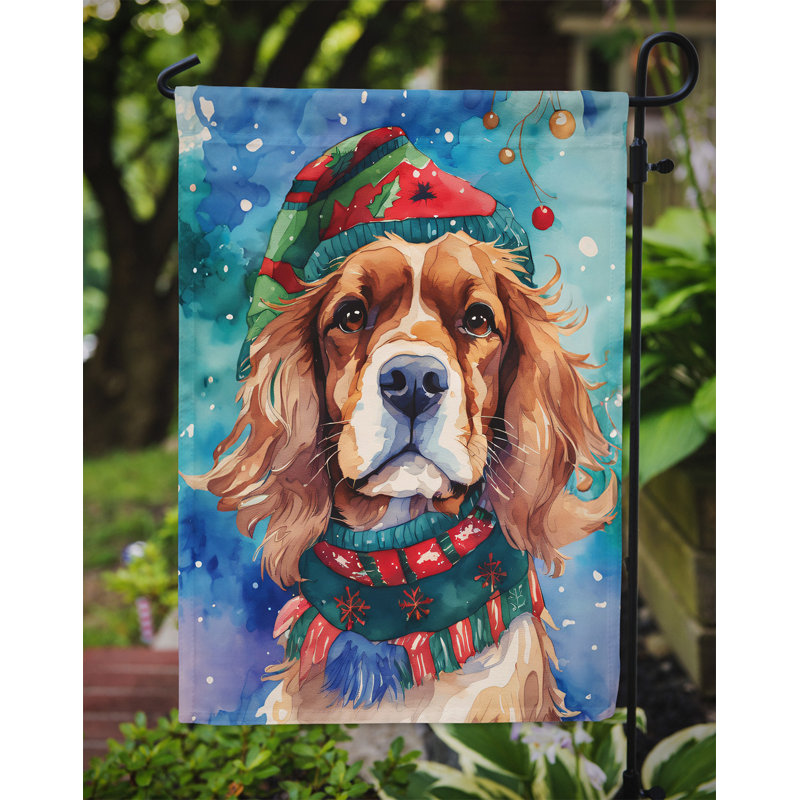Double Sided Polyester Christmas, 15.5'' H x 11.25'' W