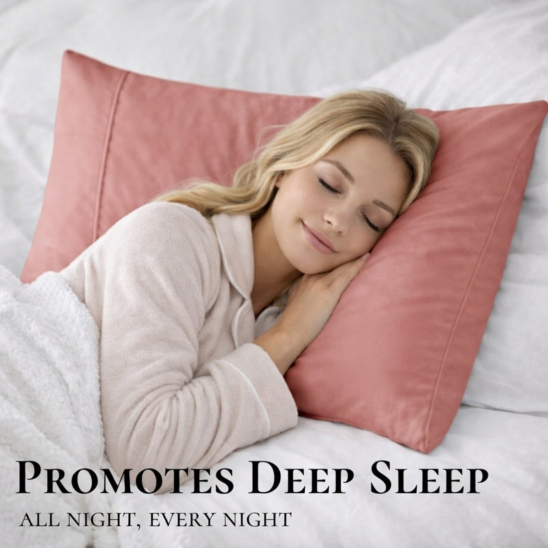 Cooling Bamboo Pillowcases, Set of 2 – Ultra Soft & Breathable, Queen, Salmon