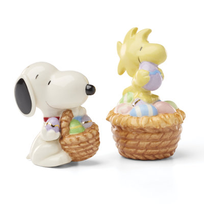 Lenox Snoopy Easter Salt and Pepper Set