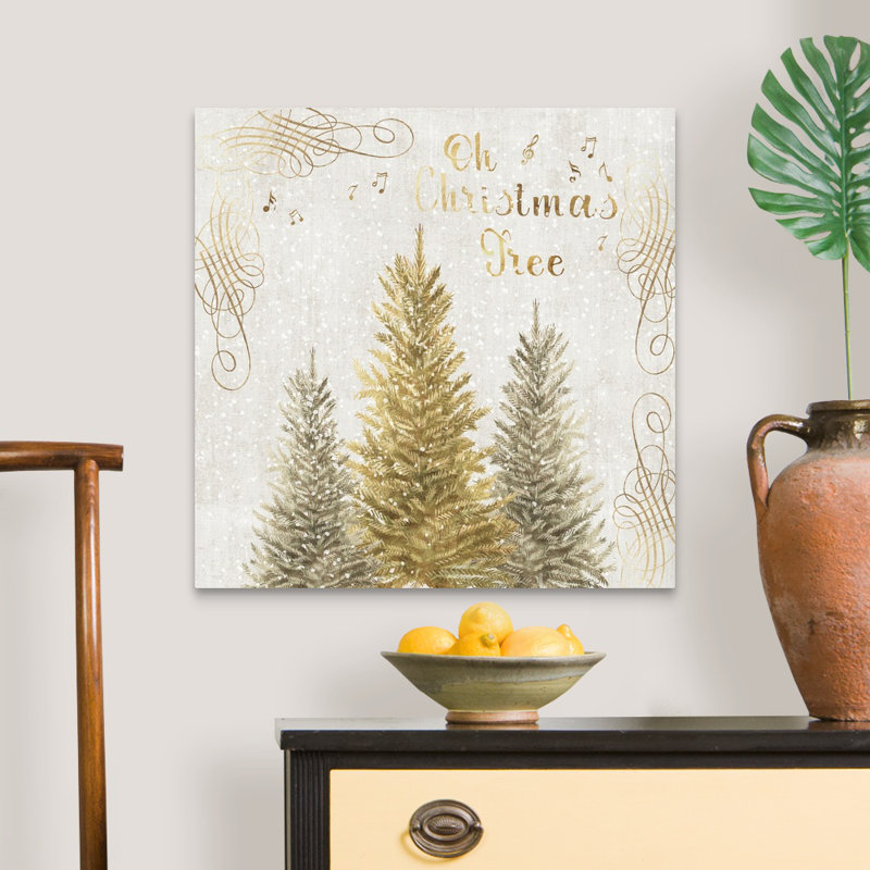 Oh Christmas Tree - reproduction d'art sur toile, Toile tendue, H 24 po x l 24 po x P 1,25 po