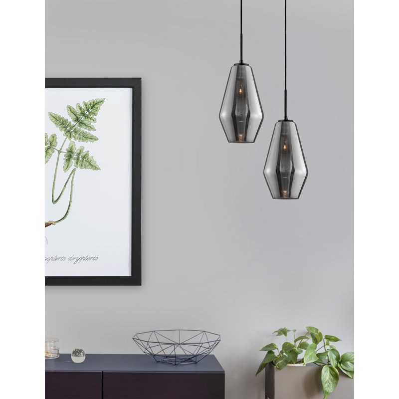 1 - Light Black Unique/Statement Pendant