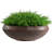Concrete Bowl Planter, 23.3 Inch Dia x 8 Inch Height, Extra Large Succulent Pot with Drain Hole, 21-inch Opening Flowerpot for Herbs, Bonsai, and Shallow-root Plants, Concrete Planters for Indoor Outdoor Garden, Patio Decor, Large-Rust-1490271956-1490271957