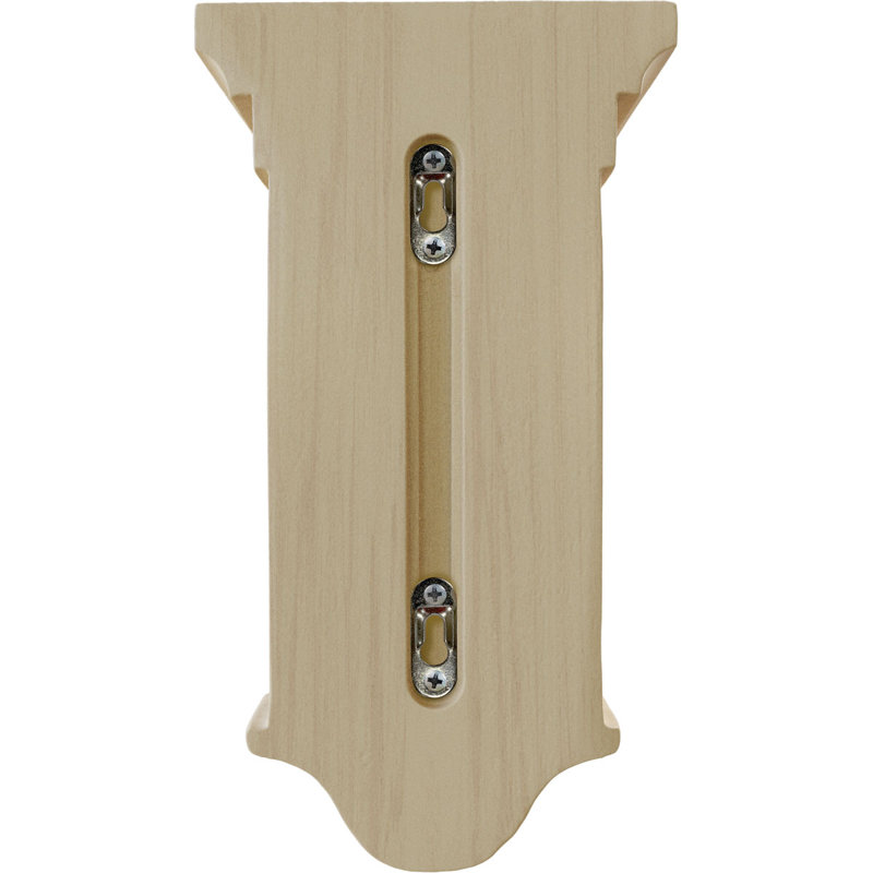 Support en bois / corbeau H 10 po x l 5,5 po x P 5,5 po, Hévéa