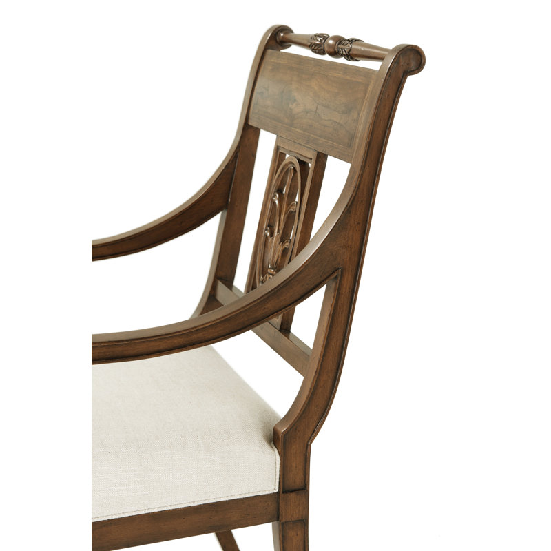 Tavel Upholstered Arm Chair, Oatmeal Linen