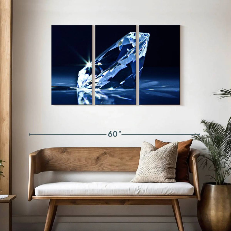 Alvord diamant lustré, H 28 po x l 45 po