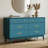 George Oliver 54" Modern 6-Drawer Dresser - Extra Deep Storage, Teal Blue-626497609