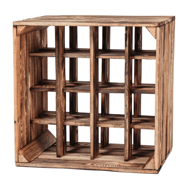 Bharat Floor Wine Bottle Rack Brown