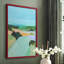 «Bright Coloured Countryside IV», reproduction encadrée - bois massif-899342076-899342077