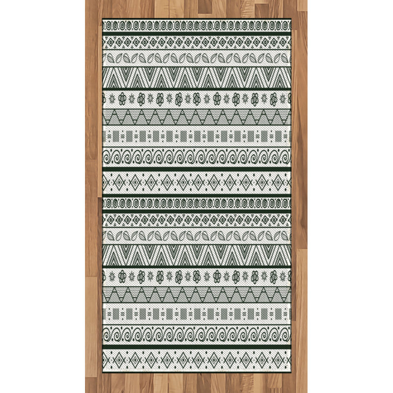 Tapis décoratif Tribal, Rectangle 2 pi 7 po x 5 pi
