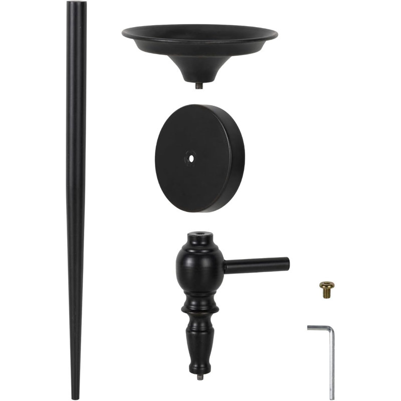 Set Of 2 Black Metal Wall Sconce Candle Holders
