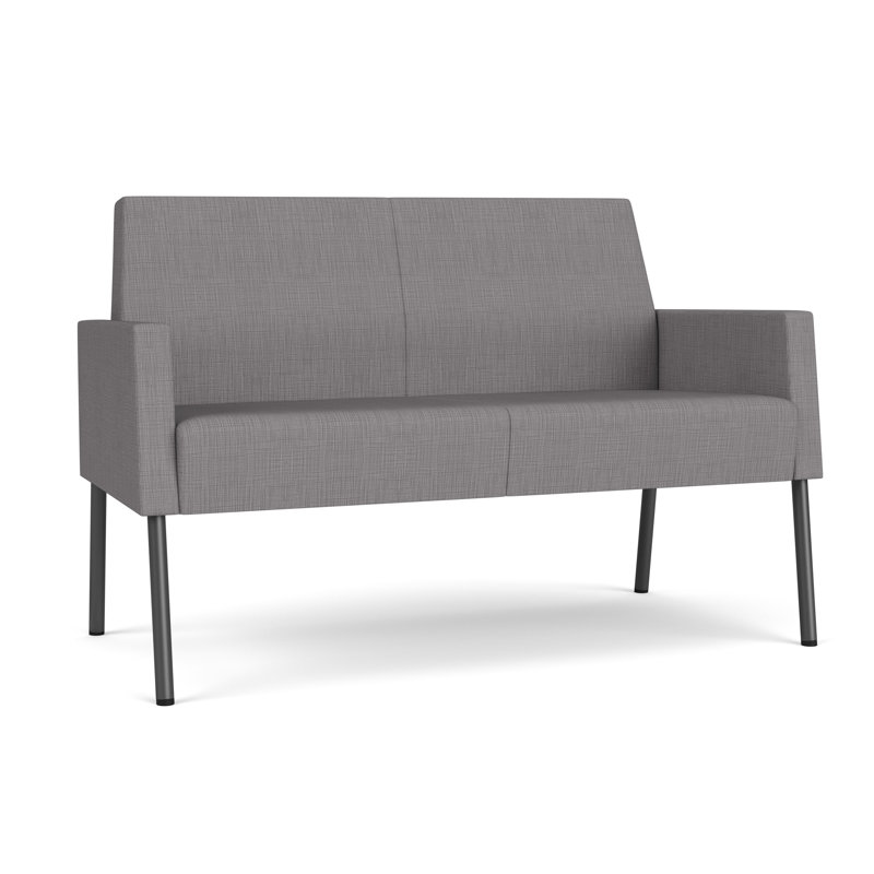 Causeuse Mystic, Acier gris anthracite, Plot Line acier