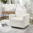 28.5" Wide Modern Soft Linen Upholstered Accent Chair with Swivel