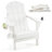 Foldable HDPE Adirondack Chair – Premium Weather-Resistant Patio Seating for All Seasons-449530658
