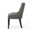 Chaises de salle à manger en ardoise deux pièces - Paire de rembourrage ergonomique en microfibre