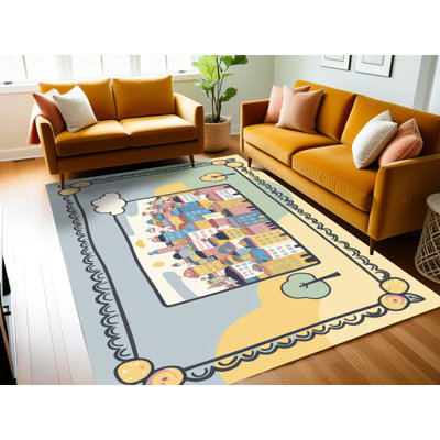 Tapis lavable East Urban Home