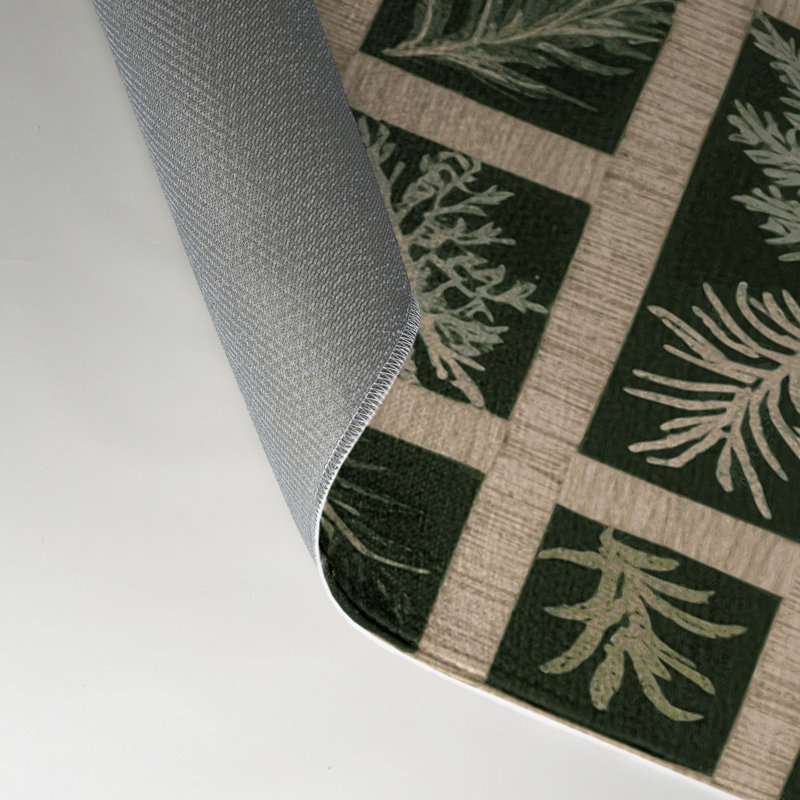 Tapis d'intérieur et d'extérieur vert Nature, Rectangulaire 3 pi x 5 pi
