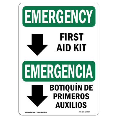 Enseigne de trousse de premiers soins