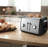 KitchenAid 4-Slice Toaster with Illuminated Buttons in Onyx Black-10290681