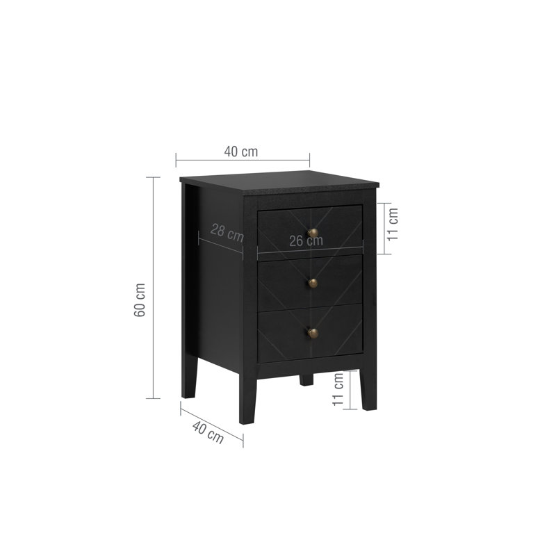 Melvina MFC Bedside Table