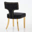 Ensemble de 2 chaises de salle à manger rembourrées avec pieds et clous arrondis en métal-88128283-88128285