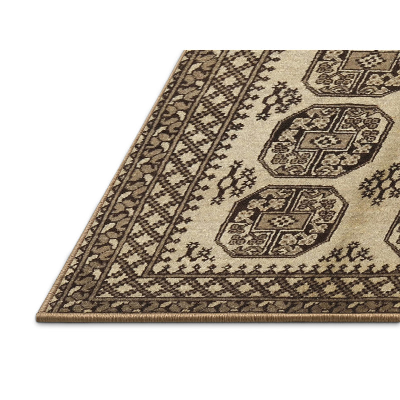 Tapis olive Southwestern, Rectangle 5 pi x 7 pi
