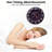 Purple Wood Texture Wall Clock Roman Numerals